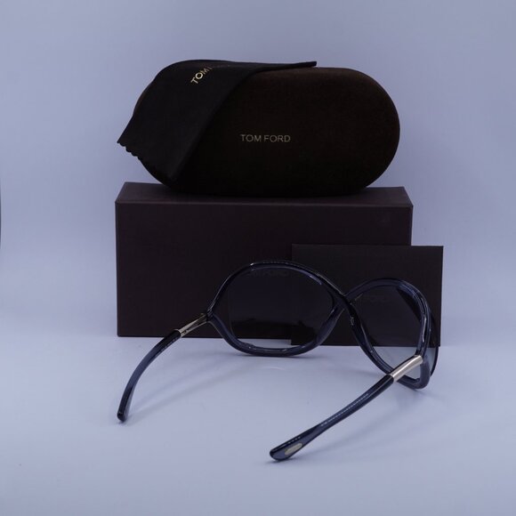 Tom Ford Whitney FT0009 0B5 Butterfly Sunglasses - Transparent Grey/Smoke - Picture 10 of 10